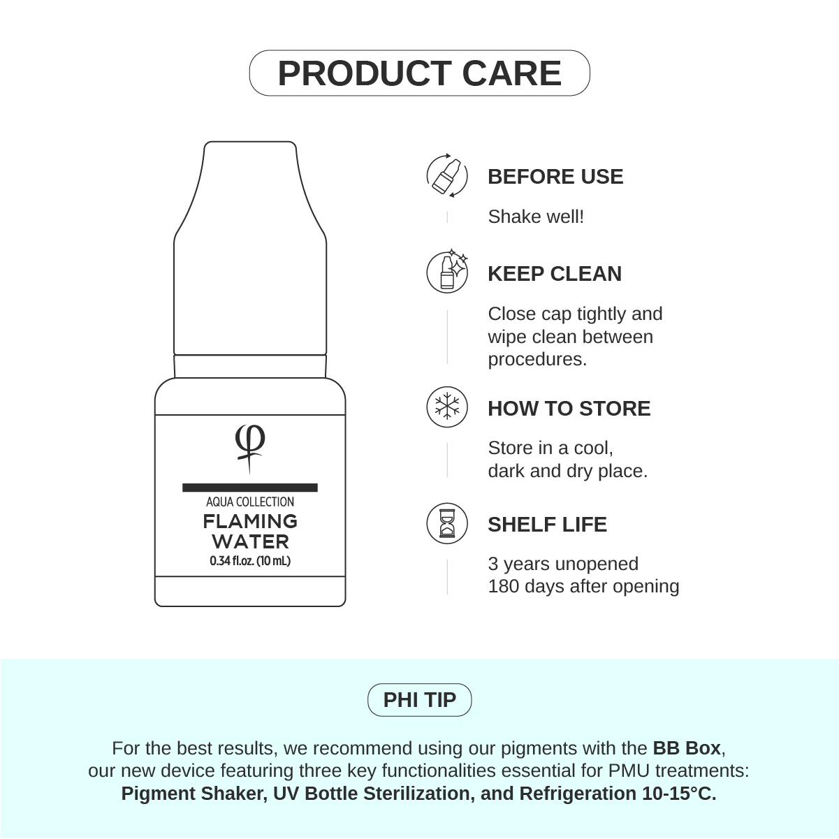 Flaming Water – Correction color PMU pigment 10ml