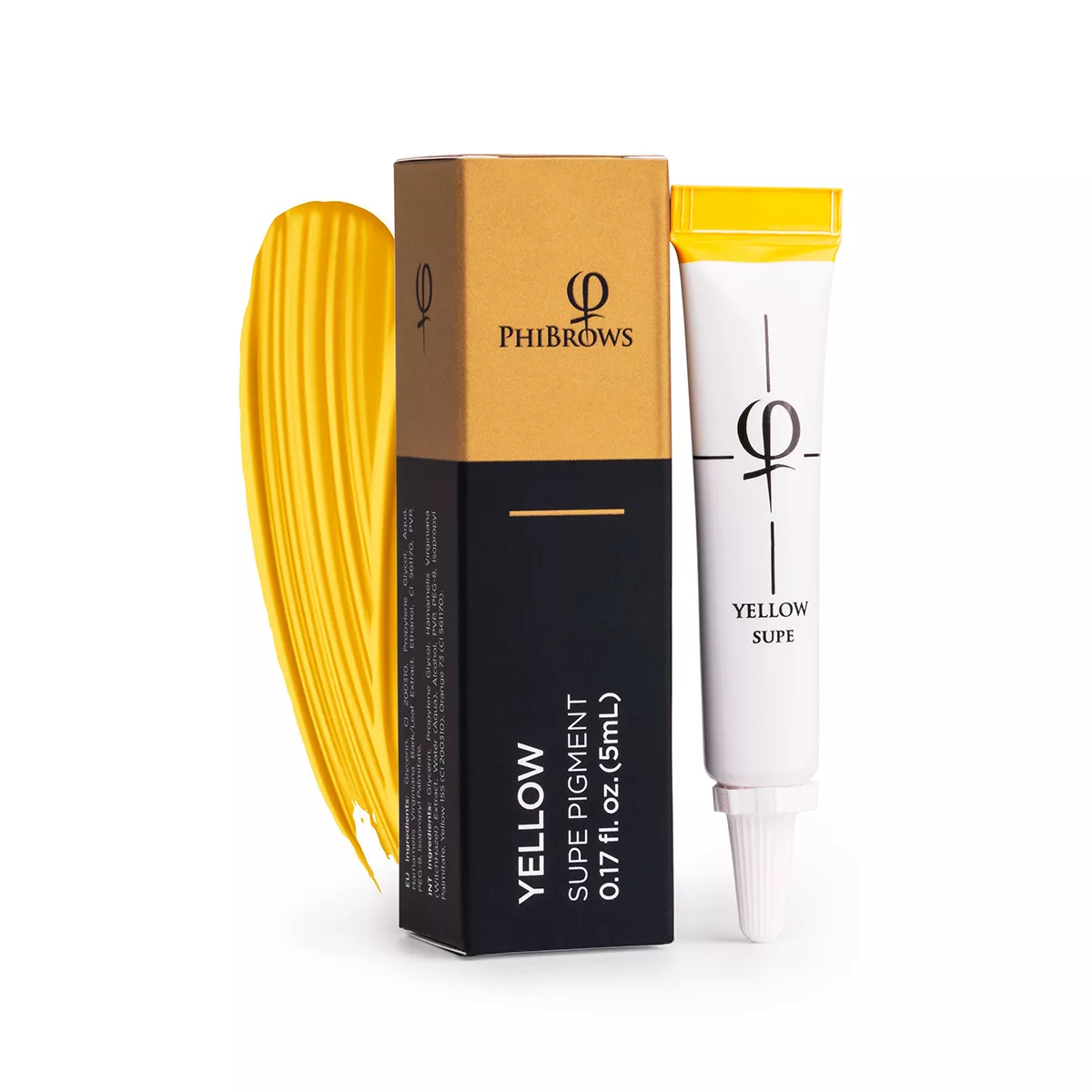 Phibrows Yellow SUPE Pigment 5ml E