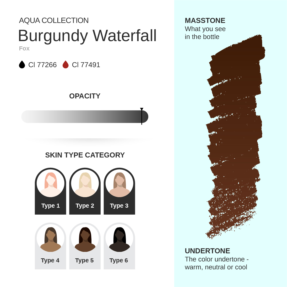 Burgundy Waterfall PMU Pigment 10ml