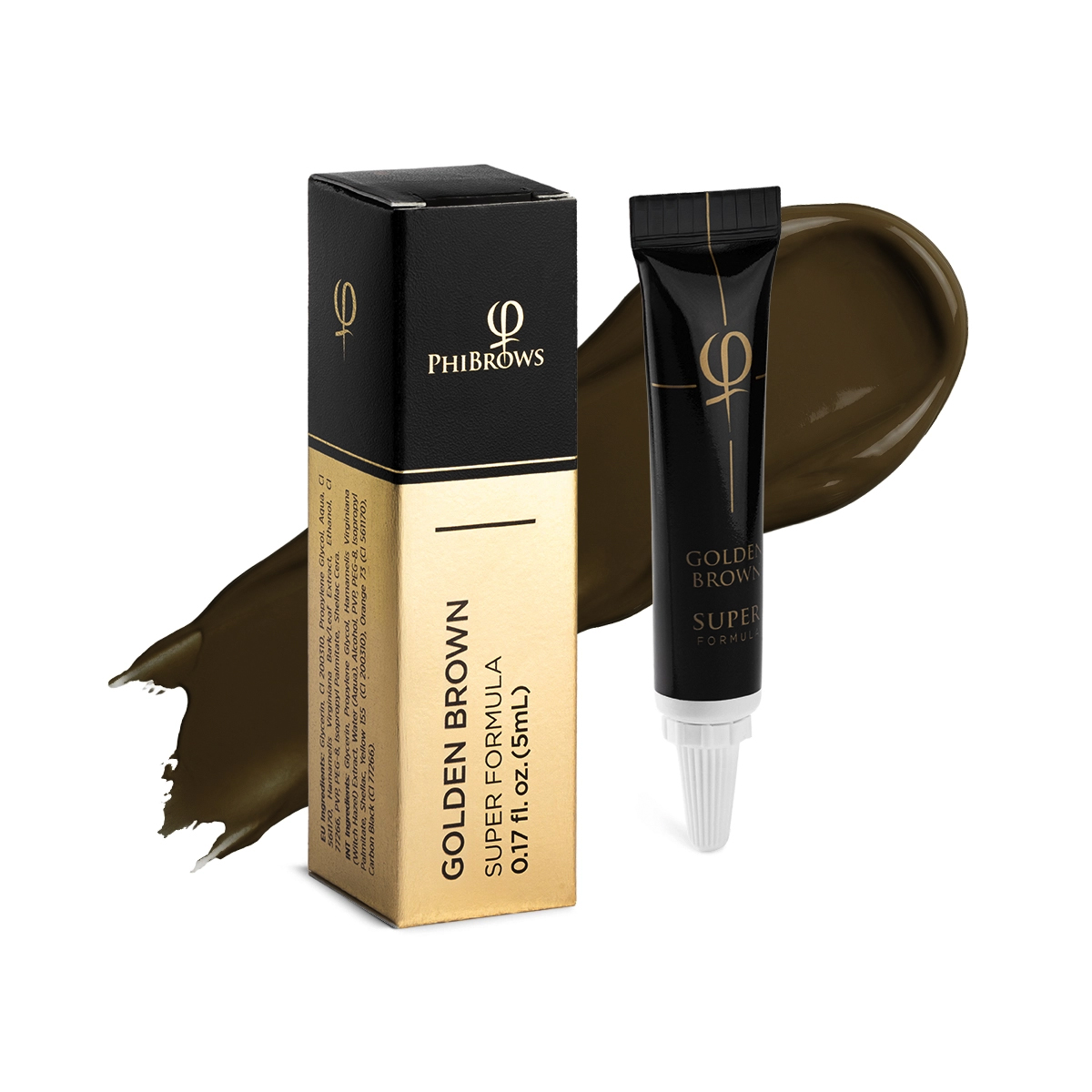 PhiBrows Golden Brown SUPER Pigment 5ml