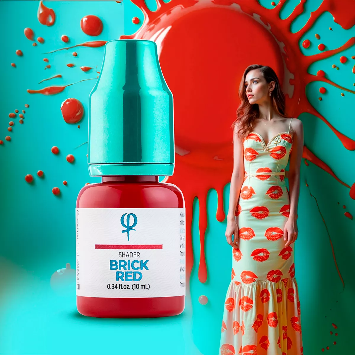 Brick Red PMU Mix Shader Pigment 10ml brick red pmu mix shader pigment 10ml 4.jpg