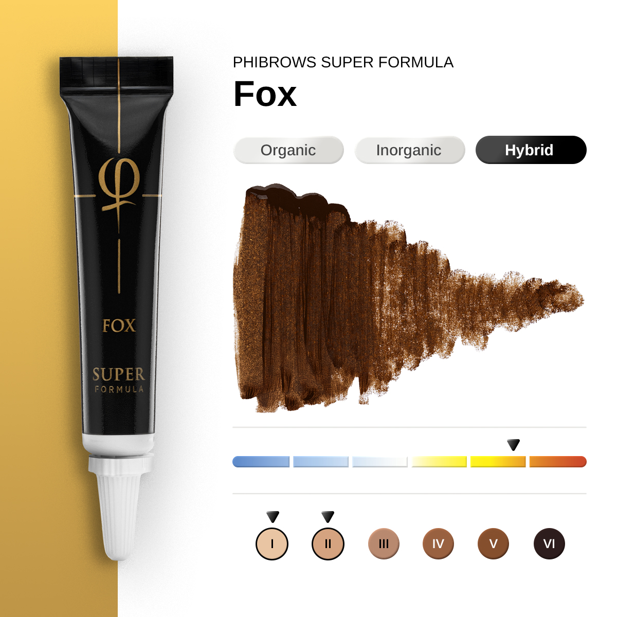 Phibrows Fox SUPER Pigment 5ml - 2pcs