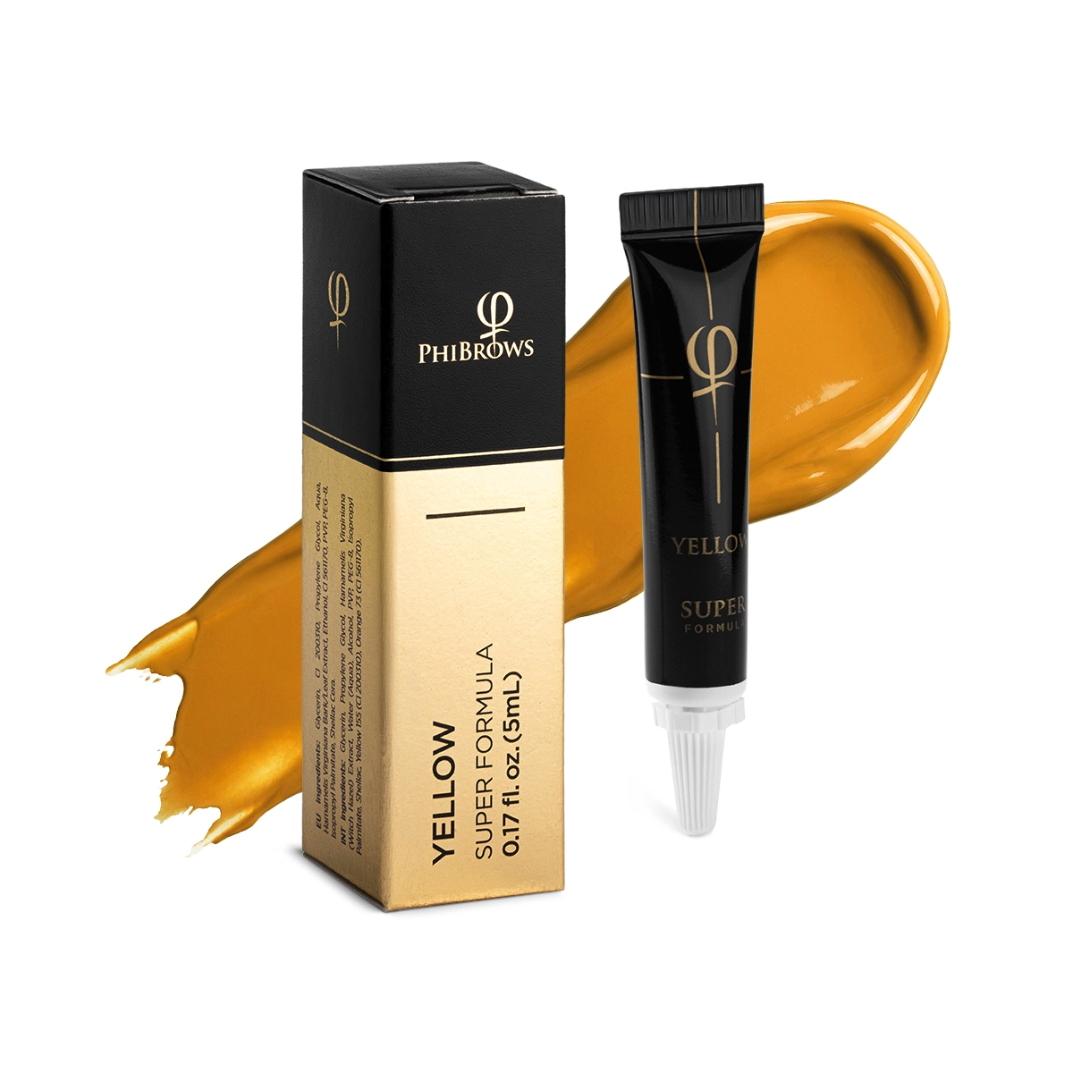 PhiBrows Yellow SUPER Pigment 5ml