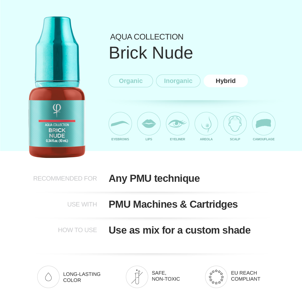 Brick Nude PMU pigment 10ml